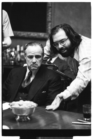 Marlon Brando and Francis Ford Coppola, &quot;The Godfather&quot;, New York, 1971, Silver Gelatin Photograph