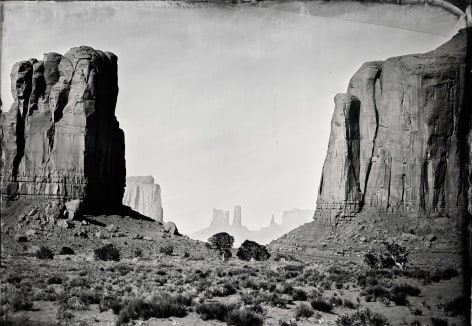 John Ford, Monument Valley, 2014, Unique Collodion Wet Plate