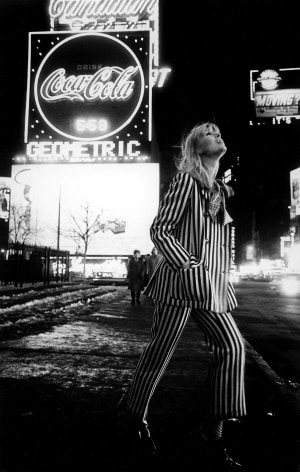 Nico in Times Square, New York,&nbsp;1968, Silver Gelatin Photograph