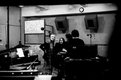 The Velvet Underground and Nico making the &quot;Banana&quot; Album at Specter Studio, NY, 1966, Silver Gelatin Photograph