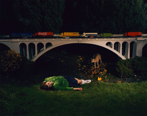 Girl under Motorway, 2005, C-Print