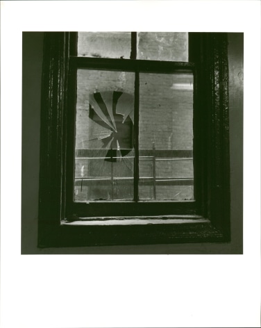 Broken Window, Stairwell, 437 East 12th Street, July 6, 1990, Archival Pigment Print, Ed. of 25