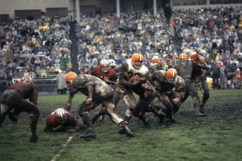 Jim Brown vs. 49ers, December, 1962, 20 x 24 Color Photograph, Ed. 350