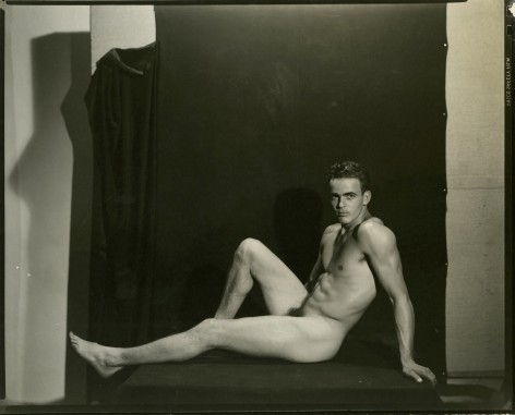 George Platt Lynes, (Male Nude, left), ca. 1940s