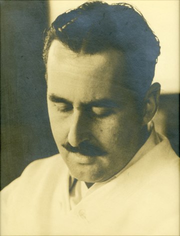 Self Portrait, (Looking Down), c. 1925-1930, Vintage Silver Gelatin Photograph
