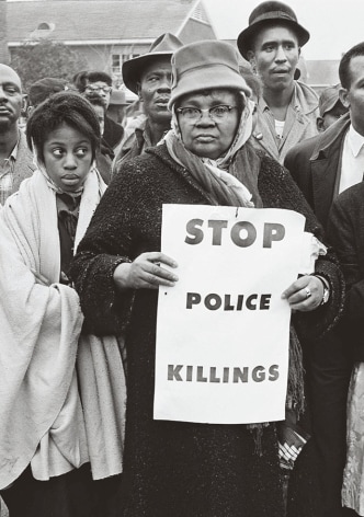 Stop Police Killings, Selma, 1965, Silver Gelatin Photograph