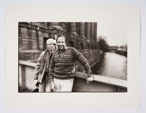 Andy and Bob, Berlin, 1982, Silver Gelatin Photograph