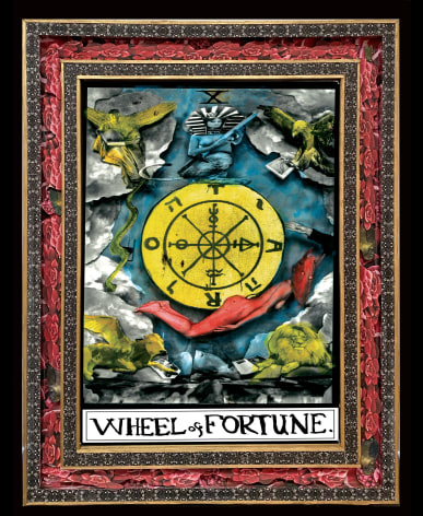 Wheel of Fortune, 2021, Hand Colored Photographic Scultpure