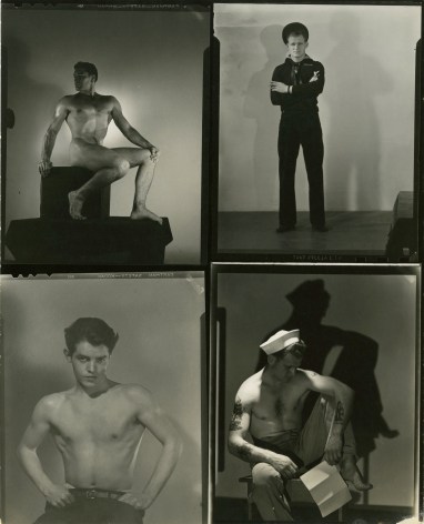 (Contact Sheet of Sailors), ca.1940s