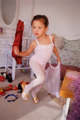 Allegra, 4, plays dress-up, Malibua, California, Archival Pigment Print