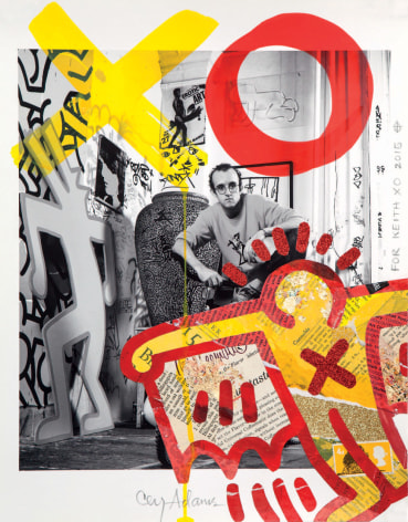 Cey Adams&nbsp; |&nbsp; Keith Haring, Archival Pigment Print