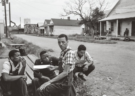 Dave Dennis, with Jerome Smith and Rudy Lombard brought the New Orleans CORE to Clarksdale, 1964, Silver Gelatin Photograph
