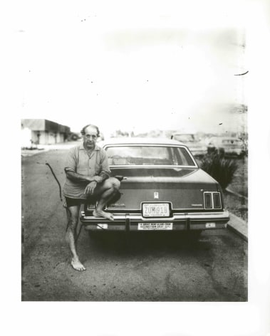 Robert Frank, New Smyrna Beach Florida, we taught together, Atlantic Center for Arts, June, 1984, Silver Gelatin Photograph