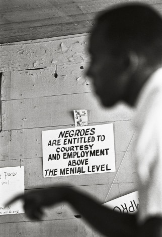 &quot;Negroes are entitled to...,&quot; 1964, Silver Gelatin Photograph