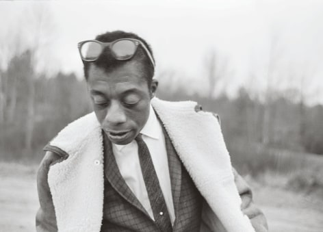 James Baldwin, New Orleans, 1963, Silver Gelatin Photograph