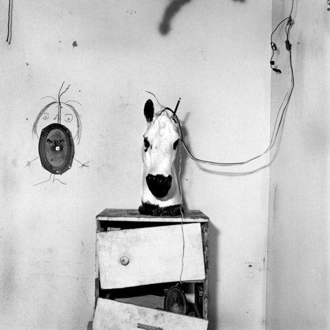 Horse Head on Drawers, 1998, Silver Gelatin Photograph, Ed. of 10