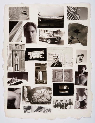 MANRAY, 1998, Silver Gelatin Photograph Collage on handmade rag paper