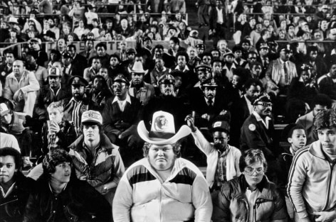 Fans at The Orange Bowl, 1981, Silver Gelatin Photograph