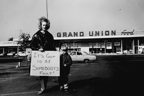 Supermarket Pickets, New Jersey, (&quot;It&#039;s Got to be Somebody&#039;s Fault&quot;), 1963, Silver Gelatin Photograph