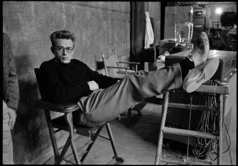 James Dean (Feet Up), 1955, Signed, stamped, titled, dated verso