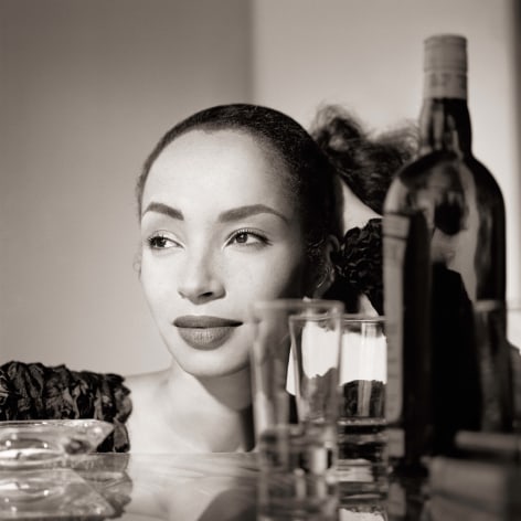 Sade with Cocktails, Los Angeles, 1988, Archival Pigment Print