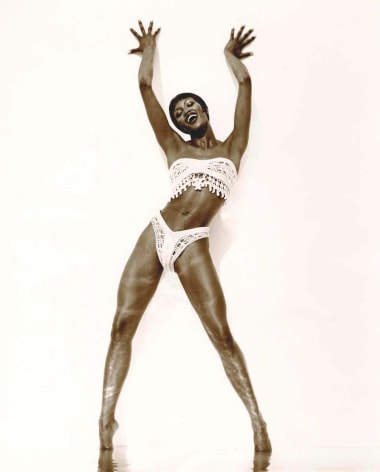 Naomi Campbell - Bikini 1, El Mirage, 1990, 14 x 11 Inches, Silver Gelatin Photograph, Edition of 8