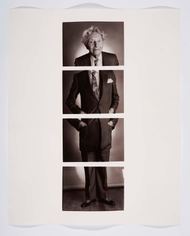 Stand Up Portrait Artist Erte, 1986, Silver Gelatin Photograph