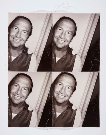 Bob Rauschenburg, 1993, Silver Gelatin Photograph Collage with fiber strand