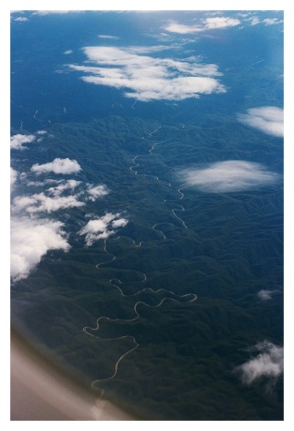 River in Mexico thought Plane Window, 2017, Archival Pigment Print