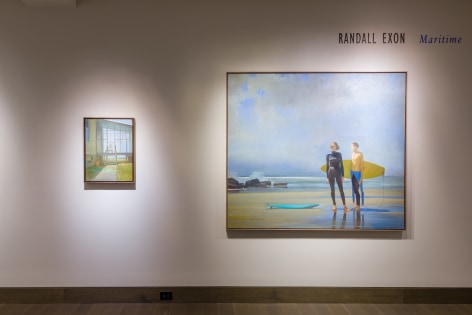 installation view of Randall Exon, &quot;Maritime&quot; at Hirschl &amp; Adler Modern, September 14 - October 14, 2022