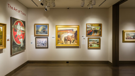 &quot;The Art of Trains&quot; at Hirschl &amp; Adler, Gallery 3, view 006