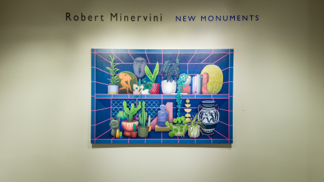 installation view of Robert Minervini. New Monuments at Hirschl &amp; Adler Modern, March 14 - April 20, 2019.