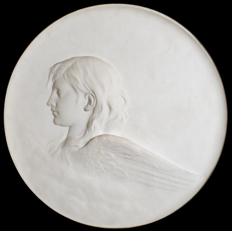 ERASTUS DOW PALMER (1817&ndash;1904), &quot;Evening,&quot; 1864. Marble 20 1 /2 in.