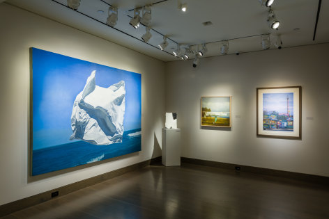 &quot;Summer Selections 2023.&quot; Gallery 3 view with works by David Ligare, Mar&iacute;a Elena Gonz&aacute;lez, Randall Exon, and Frederick Brosen.