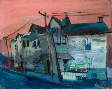 Franz Kline (1910&ndash;1962), &quot;Pennsylvania Street Scene (Mining Town),&quot; 1947. Oil on canvas, 15 x 19 in.