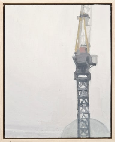 DIANA HOROWITZ (b. 1958), "Crane Study at Tower 1," 2011. Oil on panel, 10 x 8 in.