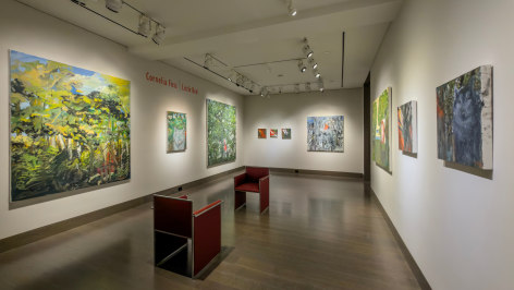 Installation, "Cornelia Foss: Little Red": Gallery 3, looking southwest