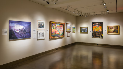 &quot;The Art of Trains&quot; at Hirschl &amp; Adler, Gallery 3, view 002