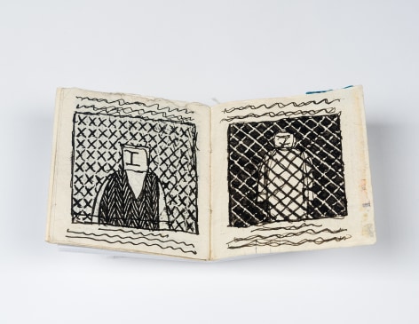 a group of 11 handmade books by self-taught artist James Castle