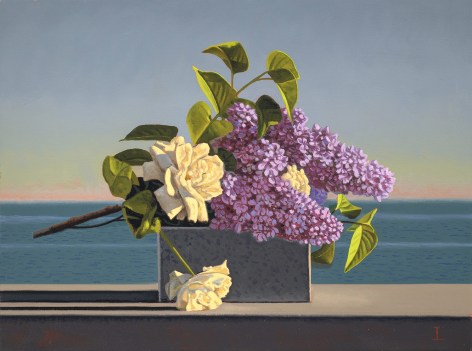 David Ligare (b. 1945), Still Life with Lilacs and Roses, 2018