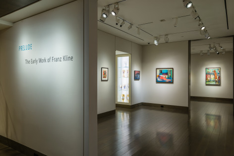 &quot;Prelude: The Early Work of Franz Kline&quot; installation view