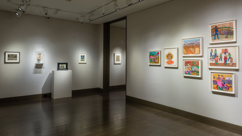 &quot;Self-Taught Artists at the Crossroads of Fact and Fiction,&quot; installation view