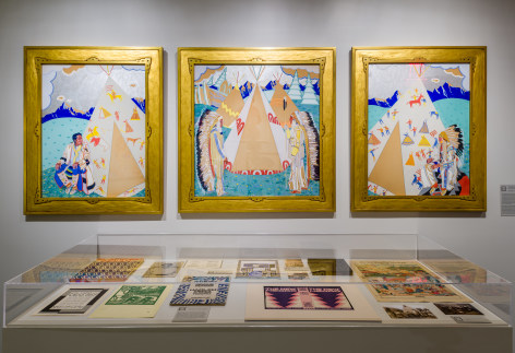 installation view of Winold Reiss will not be classified. at Hirschl & Adler Galleries, April 12 - May 25, 2018