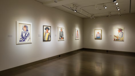 &quot;Winold Reiss: The New American Portrait&quot; installation view