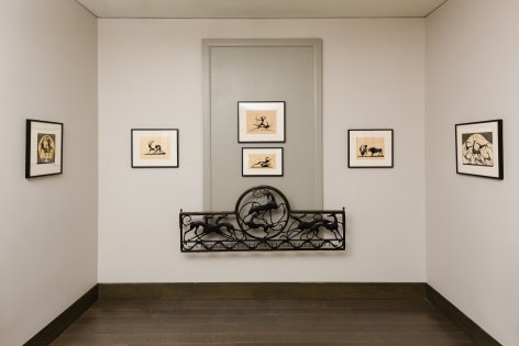 &quot;Elegance of Outline: Silhouettes by Hunt Diederich (1884&ndash;1953&quot; feature wall, Gallery 2.