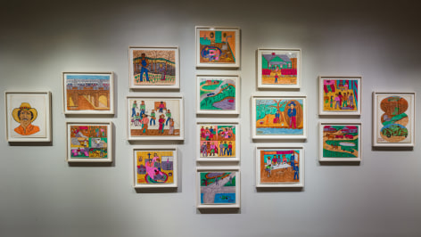 &quot;Self-Taught Artists at the Crossroads of Fact and Fiction,&quot; installation view