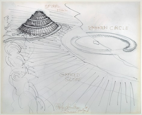 Robert Smithson (1938-1973), Broken Circle / Spiral Hill, 1971