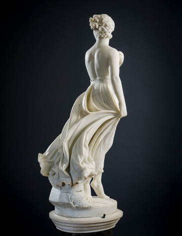 THOMAS RIDGEWAY GOULD (1818&ndash;1881), &quot;The West Wind,&quot; 1874. Marble, 48 in. high.
