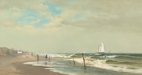 Francis Augustus Silva (1835-1886)&nbsp;&nbsp;&nbsp; , The Beach at Long Branch, New Jersey, 1882
