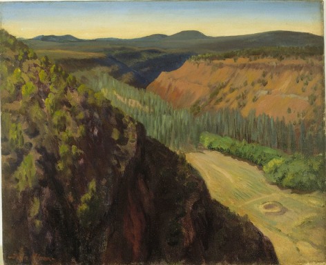 John Sloan (1871-1951), Frijoles Canyon, 1922